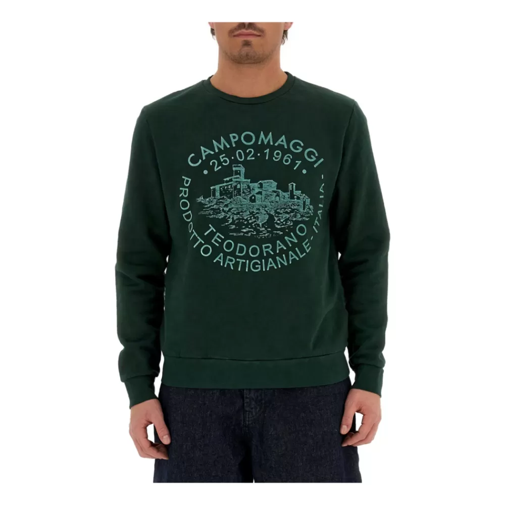 Campomaggi Teodorano sweatshirt Verde Cheap