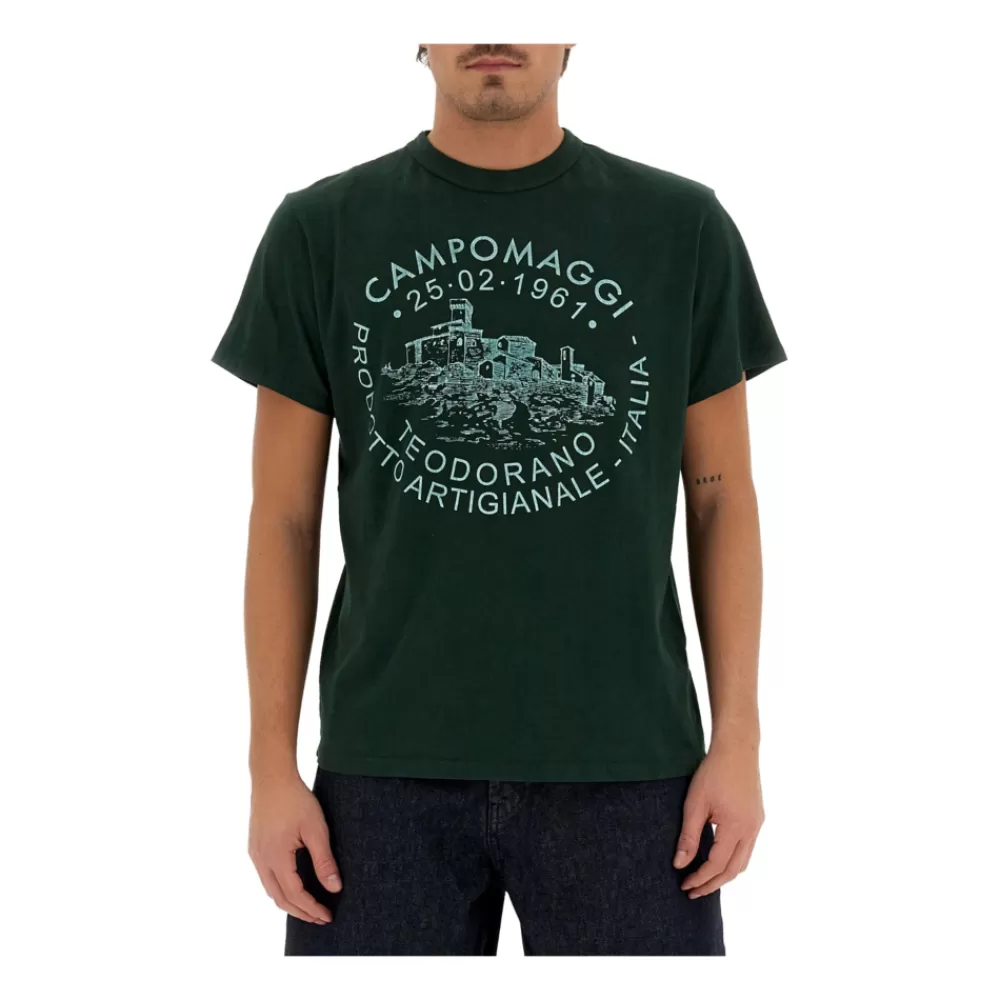 Campomaggi Teodorano T-shirt Verde Sale