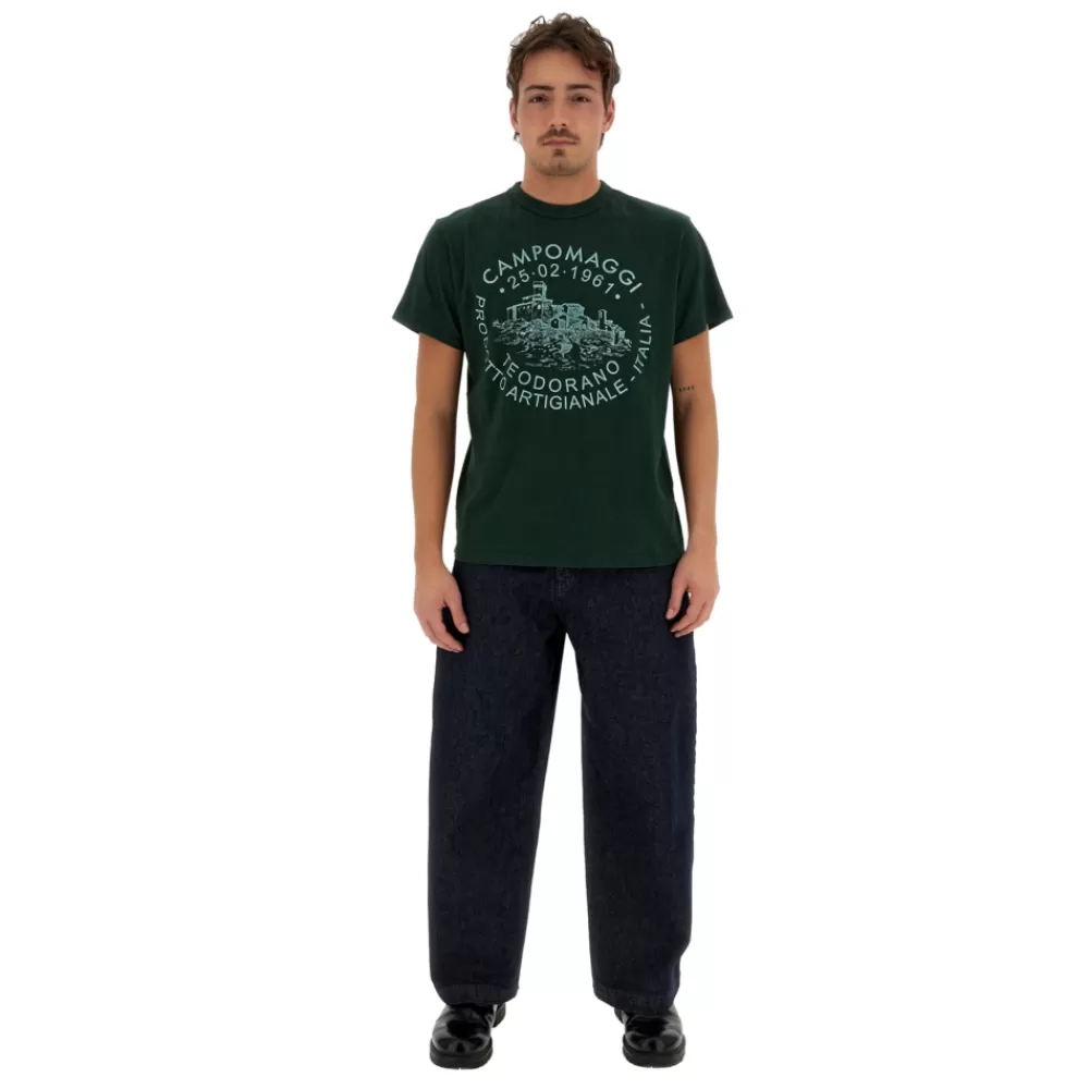 Campomaggi Teodorano T-shirt Verde Sale