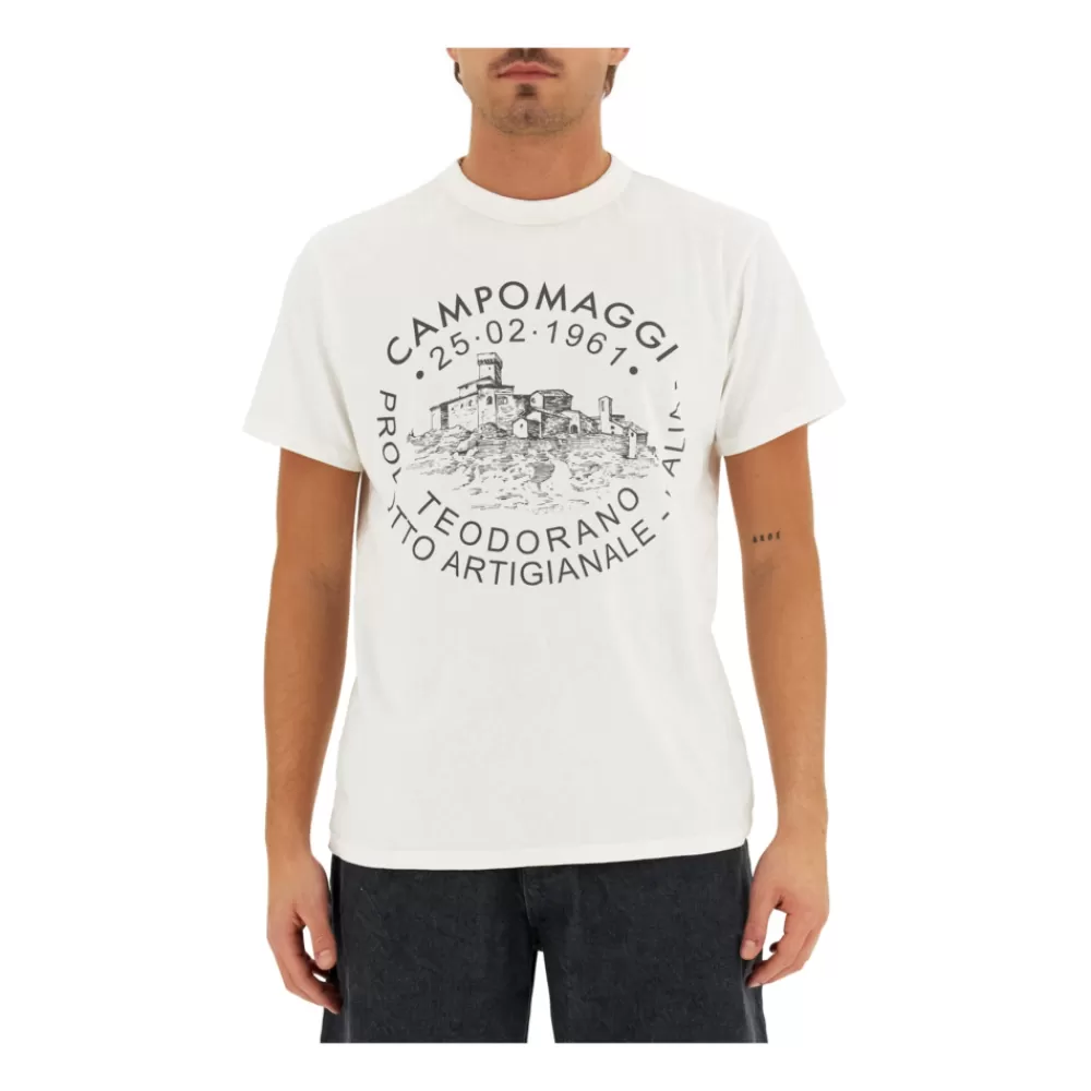 Campomaggi Teodorano T-shirt Bianco Clearance